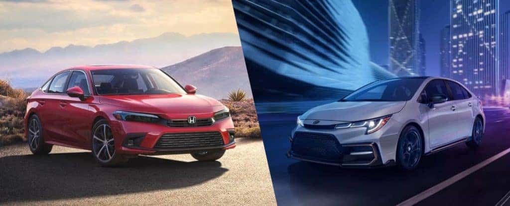 2022 Honda Civic vs Toyota Corolla